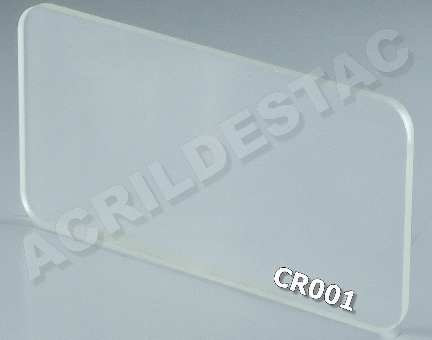 0.50 x 0.50 - 4mm - CRISTAL Transparente PL-CR001 -