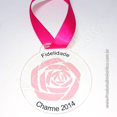 Medalha em Acrílico Redonda
