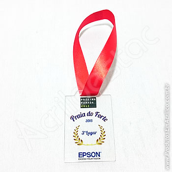 Medalha Retangular