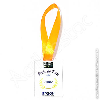 Medalha Retangular