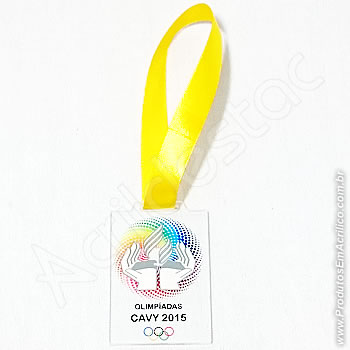 Medalha Retangular