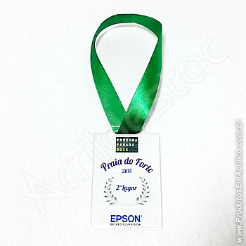 Medalha Retangular
