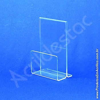 Porta Folheto com porta guardanapos