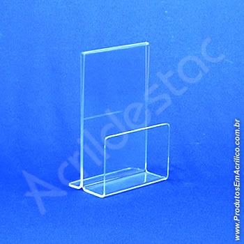 Porta Folheto com porta guardanapos 