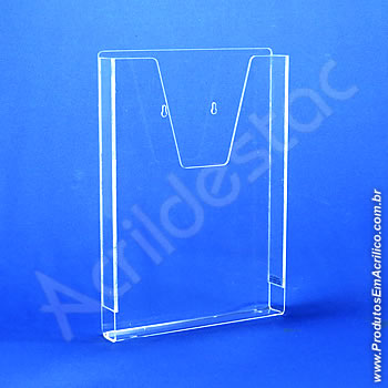 Porta Folheto de Parede com Bolso