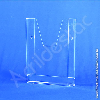 Porta Folheto de Parede com Bolso