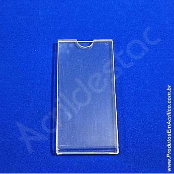 Porta preço em acrílico modelo 