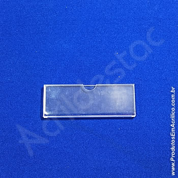 Porta preço em acrílico modelo 