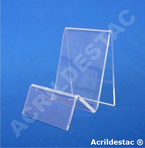 Suporte de celular em acrilico Medindo 8,5cm altura x 6,0cm largura x 3 mm espessura